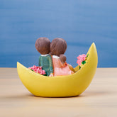 Romance in River Couple Showpiece